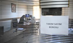 Tarım sayımı için kurulan bürolarda yoğunluk başladı