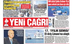 Yeni Çağrı Gazetesi'nin 18 Ekim 2025 Cumartesi Tarihli Gazete Sayfaları