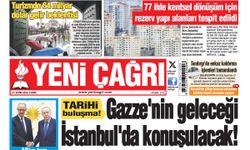 Yeni Çağrı Gazetesi'nin 31 Ekim 2025 Cuma Tarihli Gazete Sayfaları