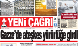 Yeni Çağrı Gazetesi'nin 10 Ekim 2025 Cuma Tarihli Gazete Sayfaları
