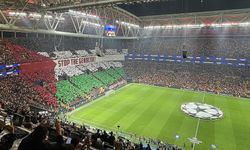 Galatasaray taraftarından Filistin'e destek koreografisi
