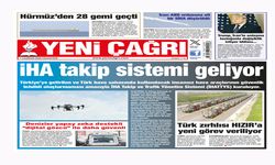 Yeni Çağrı Gazetesi'nin 01 Haziran 2026 Pazartesi Tarihli Gazete Sayfaları