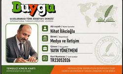 "DUYGU" - ULUSLARARASI TÜRK EDEBİYATI DERGİSİ'nde NİHAT İLİKCİOĞLU'na YAYIN YÖNETMENİ GÖREVİ VERİLDİ