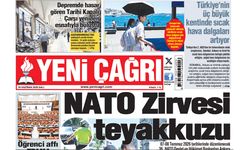Yeni Çağrı Gazetesi'nin 30 Haziran 2026 Salı Tarihli Gazete Sayfaları