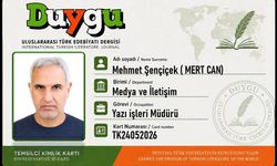 DUYGU ULUSLARARASI TÜRK EDEBİYAT DERGİSİNE MERHABA