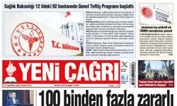Yeni Çağrı Gazetesi'nin 15 Haziran 2026 Pazartesi Tarihli Gazete Sayfaları