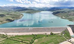 Bayburt'taki Demirözü Barajı'nda doluluk yüzde 100'e ulaştı