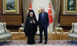 Cumhurbaşkanı Erdoğan, Fener Rum Patriği Bartholomeos'u kabul etti