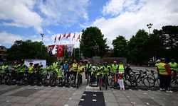 Düzce, Bolu ve Karabük'te '13. Geleneksel Yeşilay Bisiklet Turu' düzenlendi