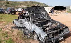 Filistin topraklarını gasbeden İsrailliler, Batı Şeria'da Filistinlilerin araçlarına zarar verdi