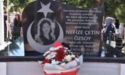 Şehit Nefize Çetin Özsoy şehadetinin 10. yılında kabri başında anıldı