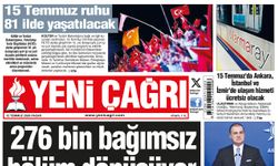 Yeni Çağrı Gazetesi'nin 12 Temmuz 2026 Pazar Tarihli Gazete Sayfaları