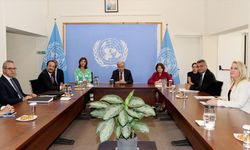 Kıbrıs'ta BM Genel Sekreteri Guterres öncülüğünde ara bölgedeki üçlü görüşme yapıldı