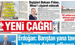 Yeni Çağrı Gazetesi'nin 13 Ağustos 2026 Perşembe Tarihli Gazete Sayfaları