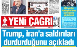 Yeni Çağrı Gazetesi'nin 3 Ağustos 2026 Pazartesi Tarihli Gazete Sayfaları