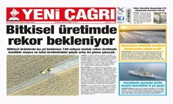 Yeni Çağrı Gazetesi'nin 22 Ağustos 2026 Cumartesi Tarihli Gazete Sayfaları