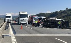 Anadolu Otoyolu Düzce kesimindeki zincirleme kaza ulaşımı aksattı
