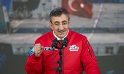 Cumhurbaşkanı Yardımcısı Yılmaz, TEKNOFEST Mavi Vatan'ı ziyaret etti