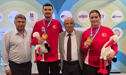 Milli atıcılar Şimal Yılmaz ile Fahrettincan Er, 23 yaş altında Avrupa şampiyonu oldu