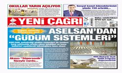 Yeni Çağrı Gazetesi'nin 13 Eylül 2026 Pazar Tarihli Gazete Sayfaları