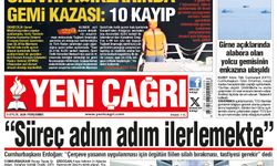 Yeni Çağrı Gazetesi'nin 3 Eylül 2026 Perşembe Tarihli Gazete Sayfaları
