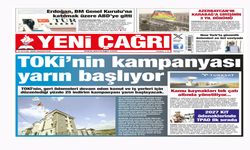 Yeni Çağrı Gazetesi'nin 21 Eylül 2026 Pazartesi Tarihli Gazete Sayfaları
