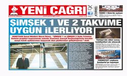 Yeni Çağrı Gazetesi'nin 29 Eylül 2026 Salı Tarihli Gazete Sayfaları
