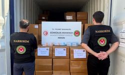 Gümrükler Muhafaza ekipleri Mersin'de 1,7 ton reçetesiz satılması yasak olan pregabalin ele geçirdi