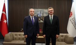İletişim Başkanı Duran, Cumhurbaşkanlığı Tarım ve Gıda Politikaları Kurulu Üyesi Eker ile görüştü