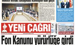 Yeni Çağrı Gazetesi'nin 28 Ekim 2026 Çarşamba Tarihli Gazete Sayfaları