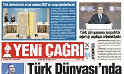 Yeni Çağrı Gazetesi'nin 31 Ekim 2026 Pazar Tarihli Gazete Sayfaları