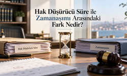Hak Düşürücü Süre ile Zamanaşımı Arasındaki Fark Nedir?