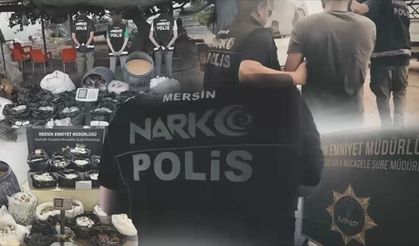 Mersin'de uyuşturucu operasyonu