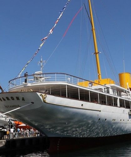 Atatürk'ün manevi mirası TCG Savarona, ziyaretçilerini duygulandırıyor
