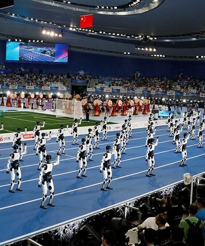 Çin'de Dünya İnsansı Robot Oyunları'nın açılış töreni yapıldı
