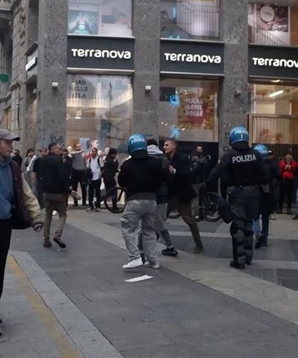 Milano'da devam eden şiddet olaylarında 160 kişi gözaltına alındı