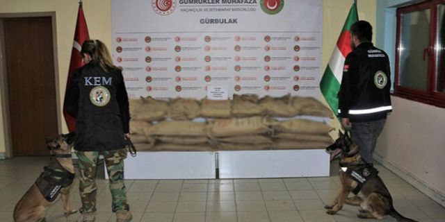 Bakan Muş: Gürbulak'ta 305 kilo uyuşturucu ele geçirildi