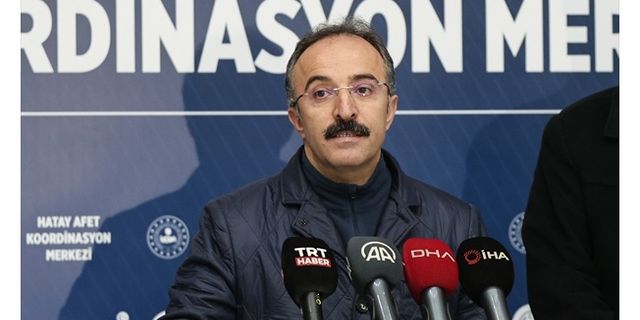 İçişleri Bakan Yardımcısı Çataklı, Hatay'da Afet Koordinasyon Merkezi'nde konuştu