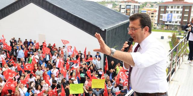 Ekrem İmamoğlu, seçime bir gün kala Arnavutköy’de