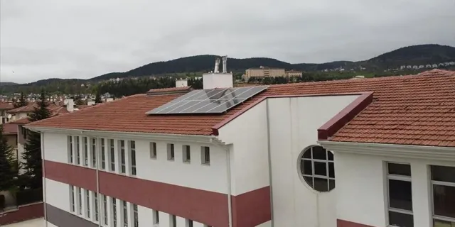 Bolu'da 9 okul güneş enerjisi sistemiyle elektrik üretiyor