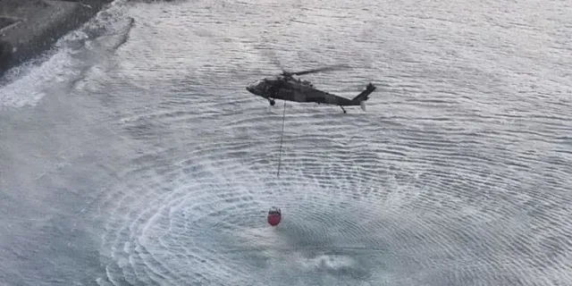 MSB'den KKTC'deki yangına helikopter desteği