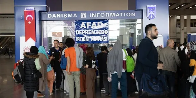 Ankara otobüs terminalinde seçim hareketliliği