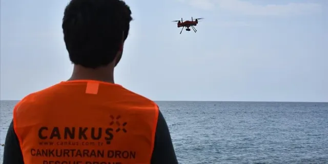 Antalya'da boğulma vakalarına ilk yardımı "Cankuş" adlı cankurtaran dronlar yapacak