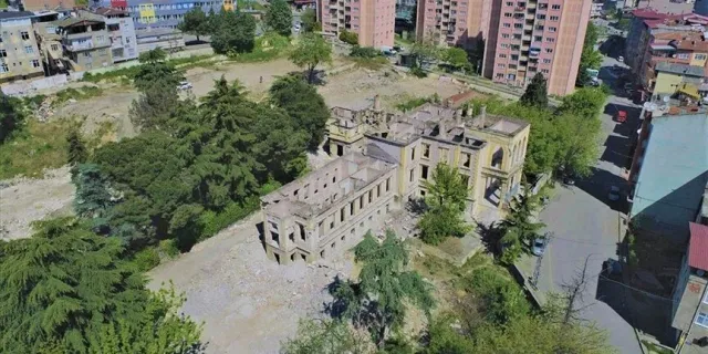 Samsun'daki tarihi hastane binasının restorasyonuna başlandı