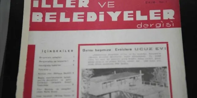Türkiye Belediyeler Birliğinin "İller ve Belediyeler Dergisi" arşivi internetten erişime açıldı