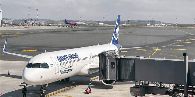 Özbekistan hava yolu şirketi Qanot Sharq, İstanbul Havalimanı uçuşlarına başladı