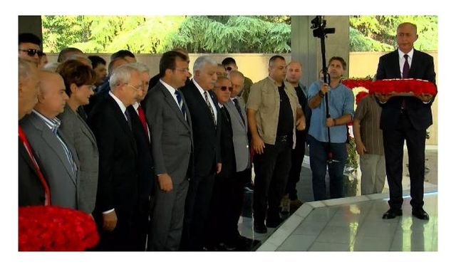 Kılıçdaroğlu'ndan Menderes ve Özal'ın mezarlarına ziyaret