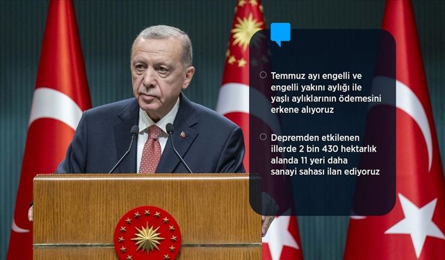 Cumhurbaşkanı Erdoğan: Memur maaş artış oranlarıyla ilgili meclis sürecini yakında başlatıyoruz