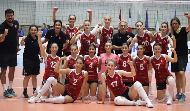11. Avrupa İşitme Engelliler Voleybol Şampiyonası'nda Türkiye Kadın Milli Takımı, Polonya'yı 3-0 mağlup etti