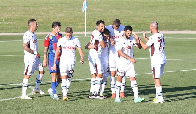 Trabzonspor ikinci hazırlık maçında berabere kaldı